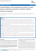 Cover page: Fosmid library end sequencing reveals a rarely known genome structure of marine shrimp Penaeus monodon