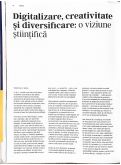 Cover page: Digitalizare, creativitate si diversificare: O viziune stiintifica