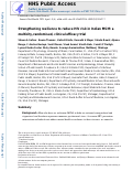 Cover page: Strengthening resilience to reduce HIV risk in Indian MSM: a multicity, randomised, clinical efficacy trial