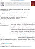 Cover page: MDMA-assisted brief cognitive behavioral conjoint therapy for PTSD: Study protocol for a pilot study.