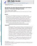 Cover page: Development of an ATP-independent bioluminescent probe for detection of extracellular hydrogen peroxide.