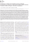 Cover page: Predominant Acidilobus-like populations from geothermal environments in yellowstone national park exhibit similar metabolic potential in different hypoxic microbial communities.