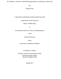 Cover page: The influence of land use and habitat fragmentation on landscape connectivity