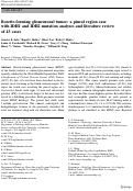 Cover page: Rosette-forming glioneuronal tumor: a pineal region case with IDH1 and IDH2 mutation analyses and literature review of 43 cases