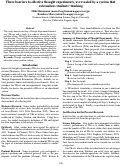 Cover page: Three barriers to effective thought experiments, as revealed by a system thatexternalizes students’ thinking