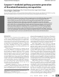 Cover page: Caspase-1–mediated pathway promotes generation of thromboinflammatory microparticles