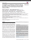 Cover page: Investigation of Combination Treatment With an Aromatase Inhibitor Exemestane and Carboplatin-Based Therapy for Postmenopausal Women With Advanced NSCLC