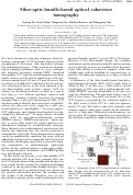 Cover page: Fiber-optic-bundle-based optical coherence tomography.