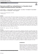 Cover page: Depression and HIV Care-seeking Behaviors in a Population-based Sample in North West Province, South Africa