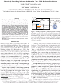 Cover page: Selectively Providing Reliance Calibration Cues With Reliance Prediction