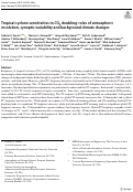 Cover page: Tropical cyclone sensitivities to CO2 doubling: roles of atmospheric resolution, synoptic variability and background climate changes