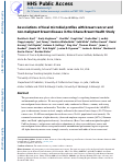 Cover page: Associations of fecal microbial profiles with breast cancer and nonmalignant breast disease in the Ghana Breast Health Study