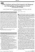 Cover page: Current Practices and Novel Techniques in the Diagnosis and Management of Neuroendocrine Tumors of Unknown Primary