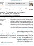 Cover page: Vigilance in the laboratory predicts avoidance in the real world: A dimensional analysis of neural, behavioral, and ecological momentary data in anxious youth