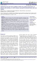 Cover page: Optimizing Test and Treat in Malawi: health care worker perspectives on barriers and facilitators to ART initiation among HIV-infected clients who feel healthy