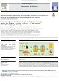 Cover page of Xylose metabolic engineering of Issatchenkia orientalis for 3-hydroxypropionic acid production from cellulosic hydrolysate without nutrient supplementation