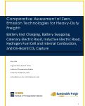 Cover page of Comparative Assessment of Zero-Emission Technologies for Heavy-Duty Freight: Battery Fast Charging, Battery Swapping, Catenary Electric Road, Inductive Electric Road, Hydrogen Fuel Cell and Internal Combustion, and On-Board CO<sub>2</sub> Capture