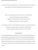 Cover page: The interaction between monoamine oxidase A and punitive discipline in the development of antisocial behavior: Mediation by maladaptive social information processing