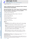 Cover page: Impact of obeticholic acid on the lipoprotein profile in patients with non-alcoholic steatohepatitis