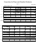 Cover page: Concertino for Piano and Chamber Orchestra Op. 13