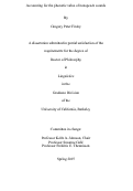 Cover page: Accounting for the Phonetic Value of Nonspeech Sounds