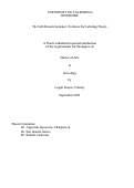 Cover page: The Self-Esteem Sentence: Evidence for Labeling Theory