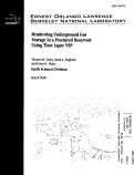 Cover page: Monitoring underground gas storage in a fractured reservoir using time lapse vsp