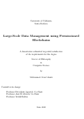 Cover page: Large-Scale Data Management using Permissioned Blockchains