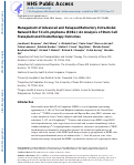 Cover page: Management of Advanced and Relapsed/Refractory Extranodal Natural Killer T-Cell Lymphoma: An Analysis of Stem Cell Transplantation and Chemotherapy Outcomes.