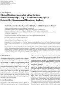 Cover page: Clinical Findings Associated with a De Novo Partial Trisomy 10p11.22p15.3 and Monosomy 7p22.3 Detected by Chromosomal Microarray Analysis