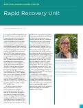 Cover page: 10. Rapid Recovery Unit