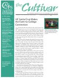 Cover page of The Cultivar newsletter, Spring/Summer 2006