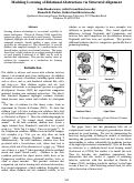 Cover page: Modeling Learning of Relational Abstractions via Structural Alignment