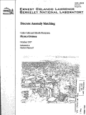 Cover page: Discrete anomaly matching