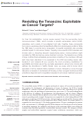 Cover page: Revisiting the Tenascins: Exploitable as Cancer Targets?