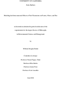 Cover page: Modeling the Interconnected Effects of Fuel Treatments on Forests, Water, and Fire