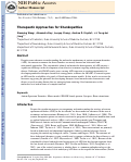 Cover page: Therapeutic approaches for shankopathies