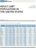 Cover page: Adult LGBT Population in the United States