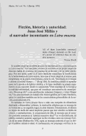 Cover page: Ficción, historia y autoridad: Juan José Millas y el narrador inconstante en Letra muerta<em>
   </em>