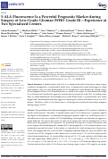 Cover page: 5-ALA Fluorescence Is a Powerful Prognostic Marker during Surgery of Low-Grade Gliomas (WHO Grade II)—Experience at Two Specialized Centers