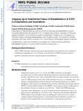 Cover page: Stepping Up to Rethink the Future of Rehabilitation: IV STEP Considerations and Inspirations.