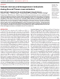 Cover page: Volcanic mercury and mutagenesis in land plants during the end-Triassic mass extinction.