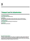 Cover page: Transportation and its Infrastructure