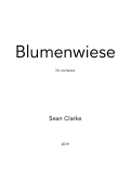 Cover page: Blumenwiese