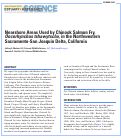 Cover page: Nearshore Areas Used by Fry Chinook Salmon, <em>Oncorhynchus tshawytscha</em>, in the Northwestern Sacramento–San Joaquin Delta, California