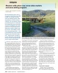 Cover page: Western cattle prices vary across video markets and value-adding programs