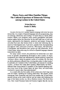 Cover page: Places, Faces, and Other Familiar Things: The Cultural Experience of Telenovela Viewing among Latinos in the United States