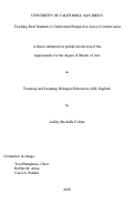 Cover page: Teaching deaf students to understand perspective across content areas