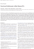 Cover page: Functional Subdomains within Human FFA