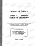 Cover page: APPLICATION OF LITHIUM-DRIFTED GERMANIUM GAMMA-RAY DETECTORS TO NEUTRON ACTIVATION ANALYSIS: NONDESTRUCTIVE ANALYSIS OF ALUMINUM